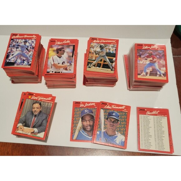 1990 Donruss Baseball Complete Set (716 Cards) + Bonus MVP Series Set (BC1-BC26) - Picture 1 of 4